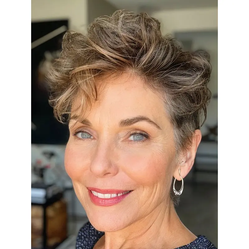 Short Pixie Cut Wigs Human Hair Boycuts 4" Lace Front Wigs