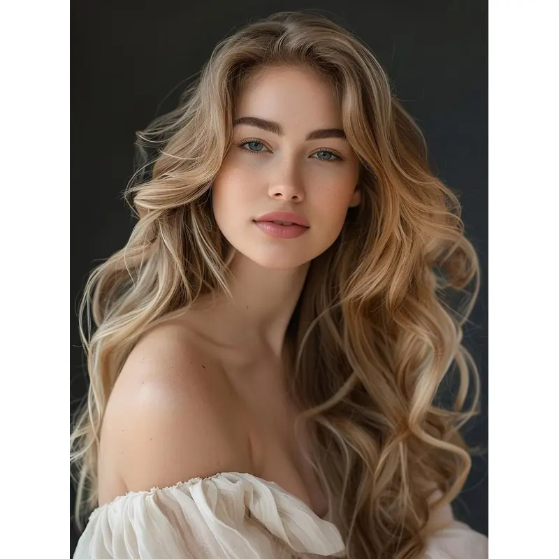 Long Blonde Wigs 24" Blonde Lace Front Wigs