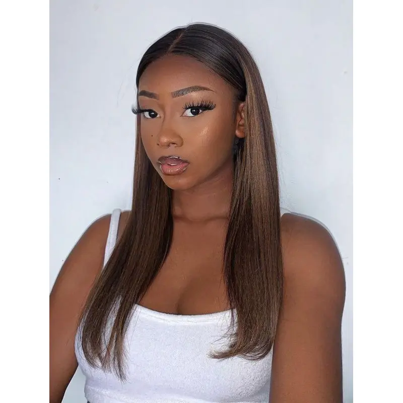 Natural Wigs For Black Women Lace Front Without Bangs Wigs Long Synthetic Wigs