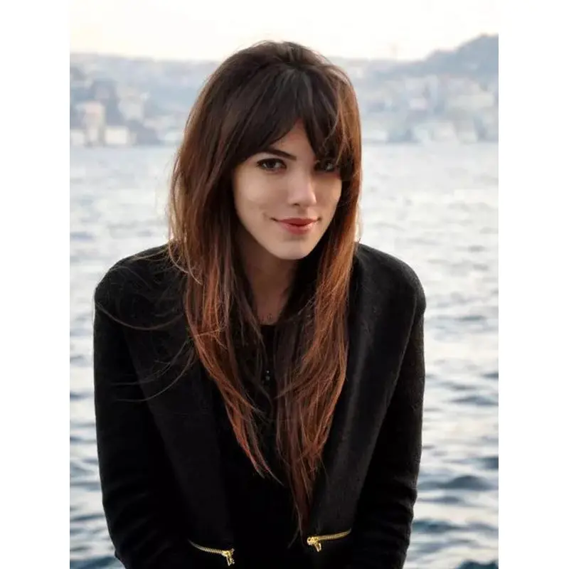 Long Layered Wigs Synthetic Long Sassy Brown Wigs Long Hair