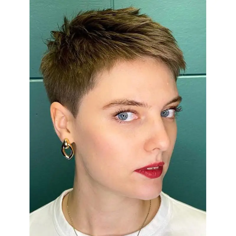 Short Wig Hairstyles Lace Front 4" Boycuts Wigs