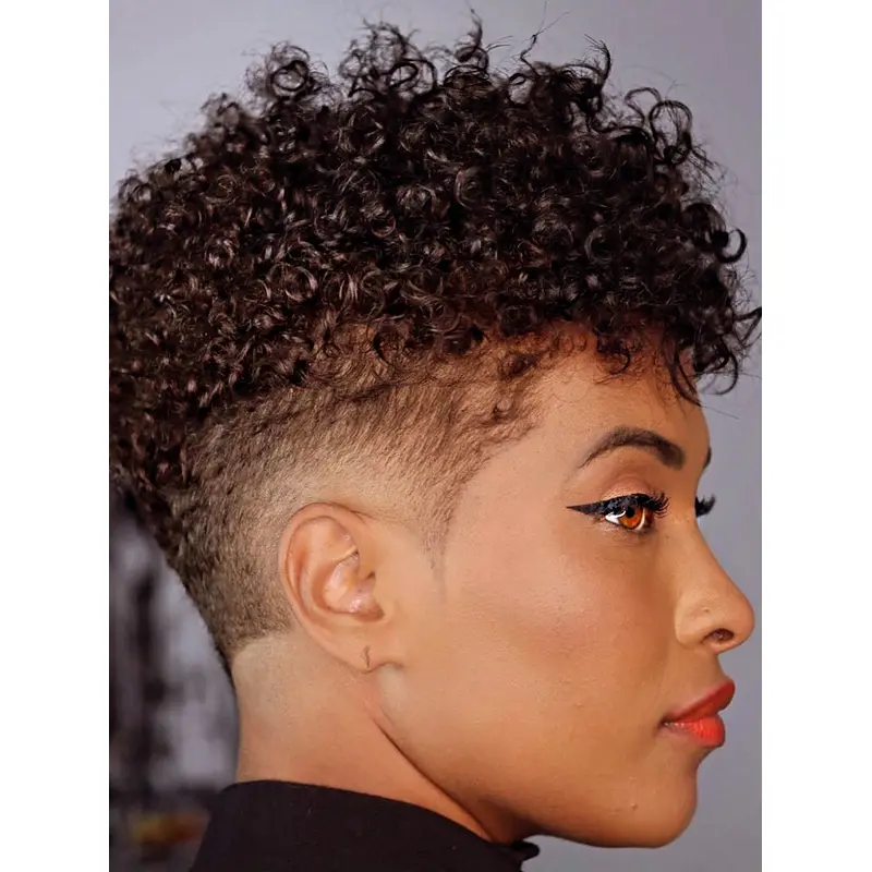 Short Wigs For African American Women 4" Boycuts Lace Front Wigs