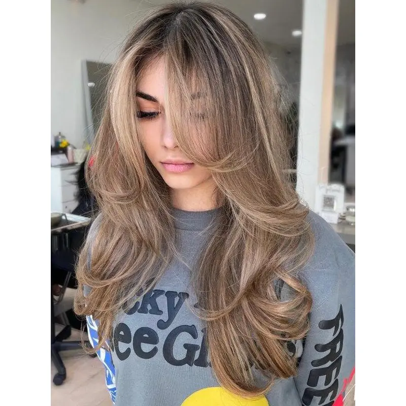 Synthetic 18" Monofilament Long Hair Wigs For Sale