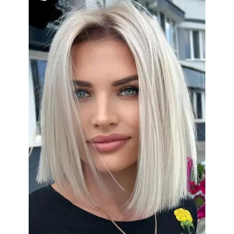 Short Wigs For Women Straight Blonde Wigs Flexibility Bob Wig