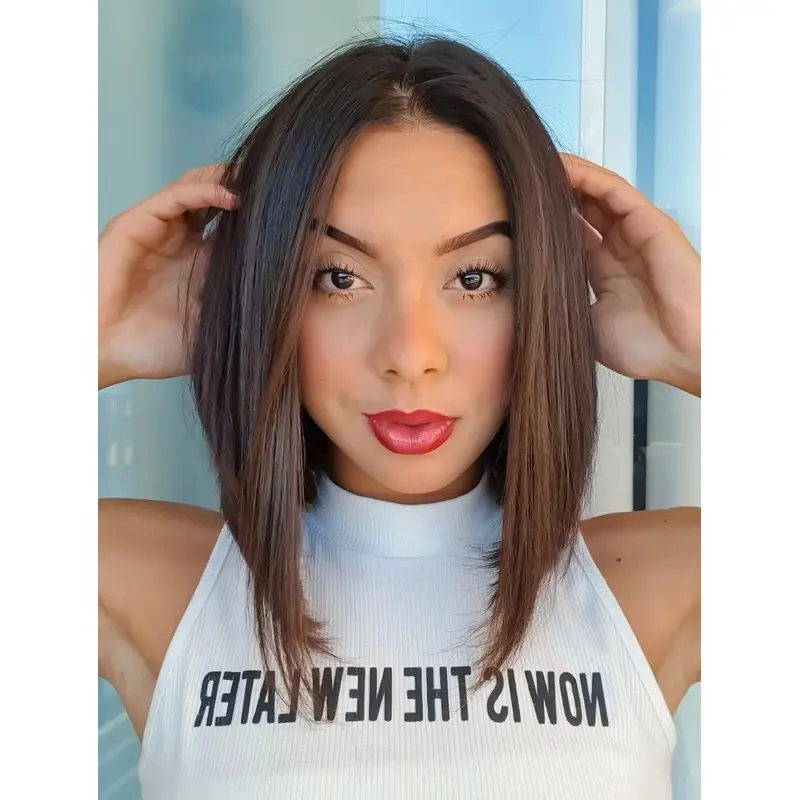 Wigs Online Straight Bobs Wigs Lace Front Synthetic Wigs