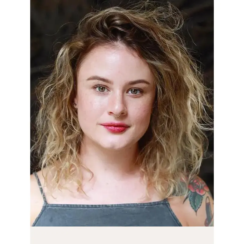 Curly Wigs Lace Front Blonde Without Bangs Synthetic Natural Rebel Waves Wigs