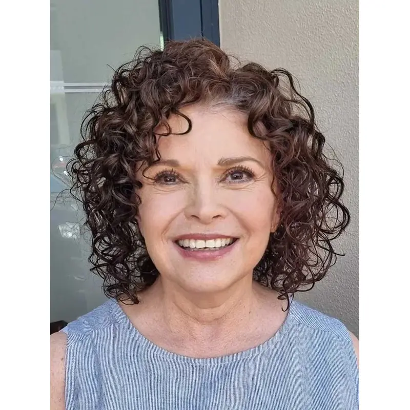 Short Curly Wigs Chin Length Lace Wigs Synthetic Incredible Wigs