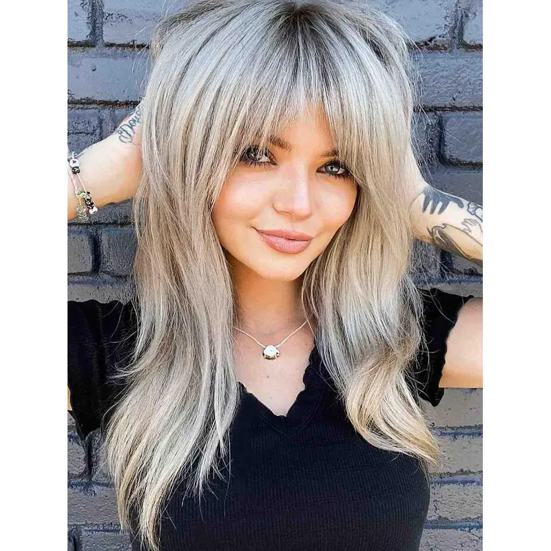 Lace Wigs Sale Blonde Lace Front Long Wavy SSubltle Waves Wigs