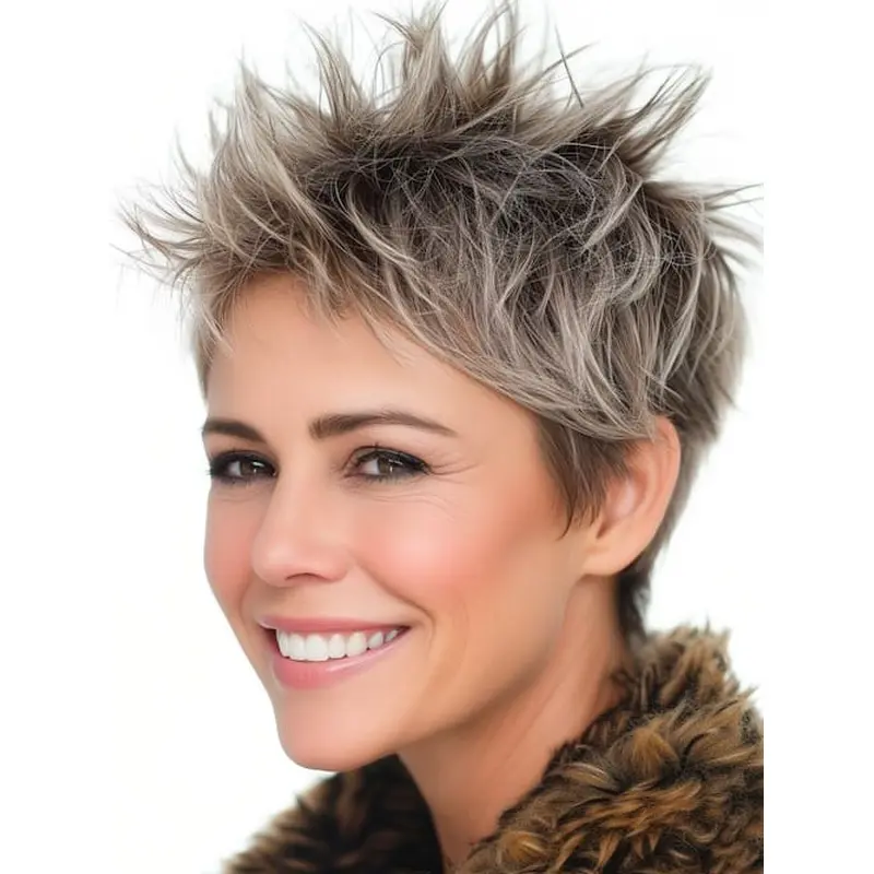 Short Blonde Hair Wigs Monofilament Boycuts 4" Wigs