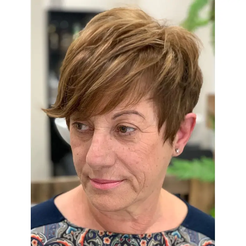 Short Cut Lace Front Wigs Blonde Straight 4" Wigs