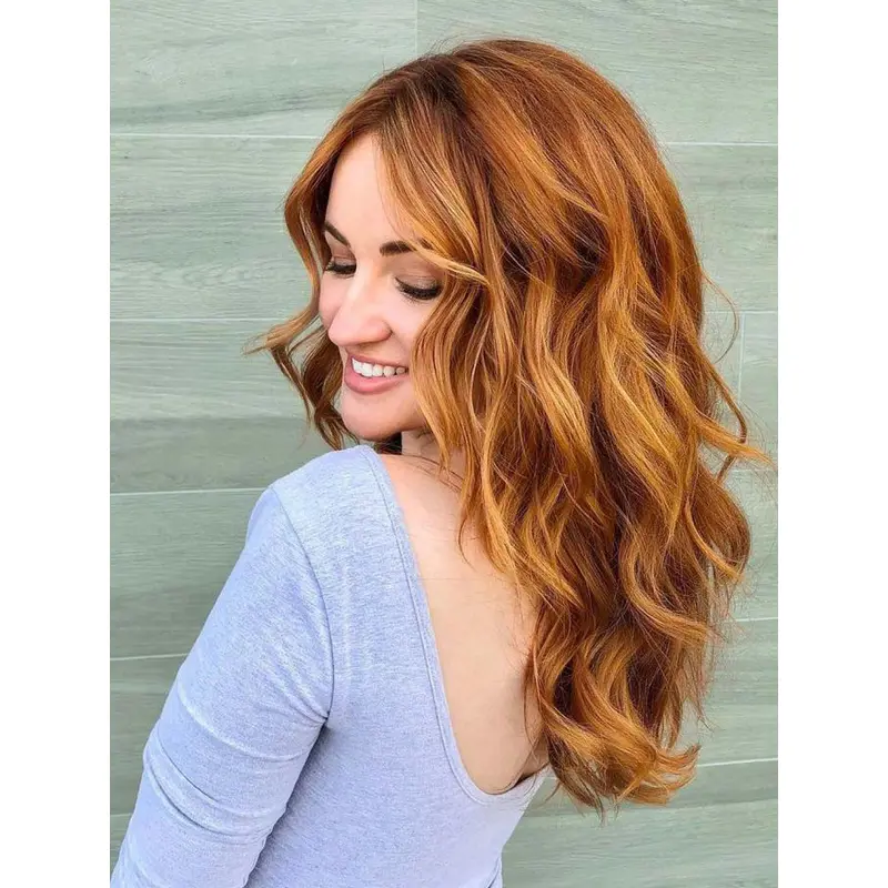 Long Brown Wigs Wavy Without Bangs Wigs Long Hair Wigs