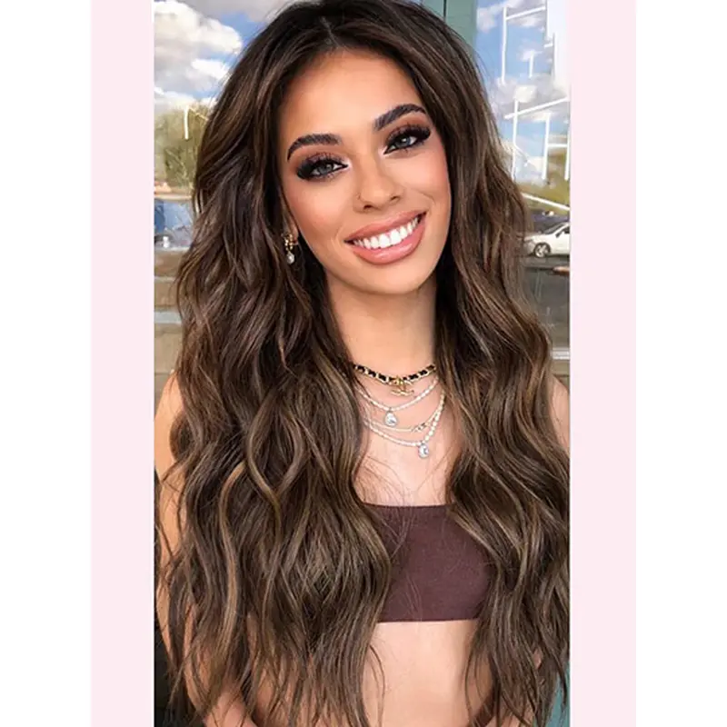 Monofilament Wavy 20" Really Long Wigs