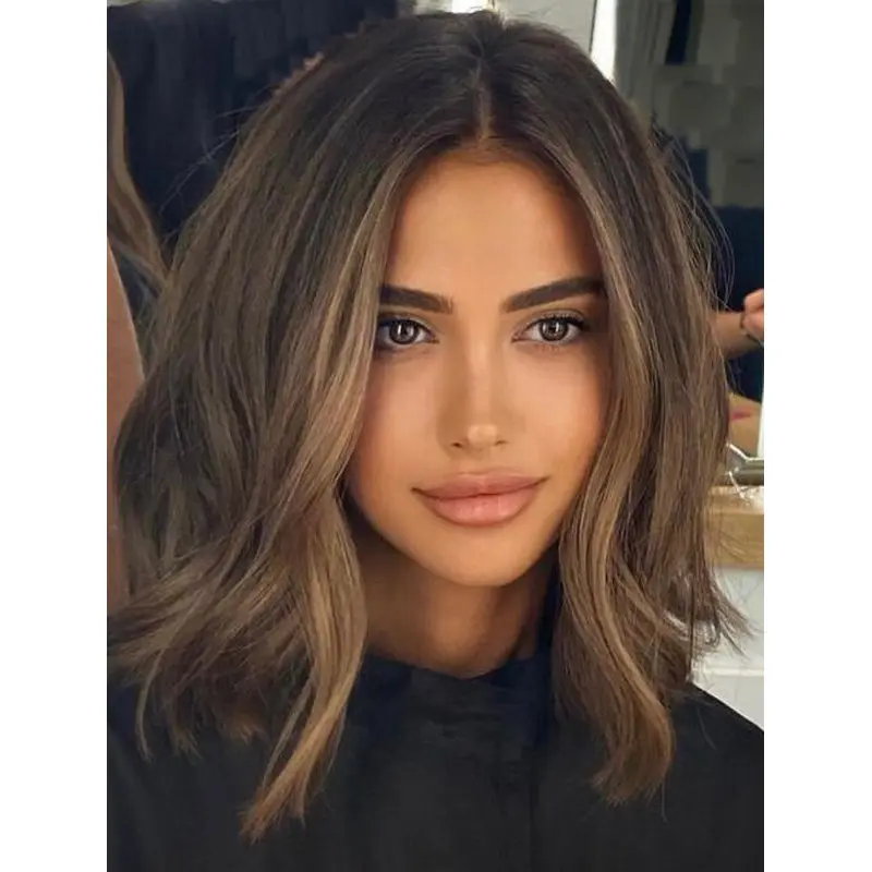 Short Wigs For Women Synthetic Without Bangs Wigs Lace Front Wig