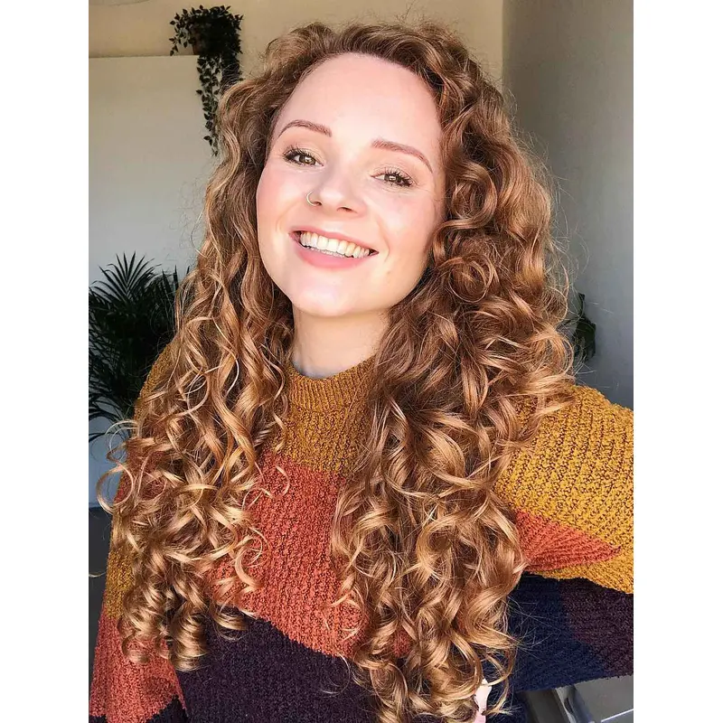 Long Curly Wigs Blonde Long Without Bangs Wig Incredible Synthetic Wigs