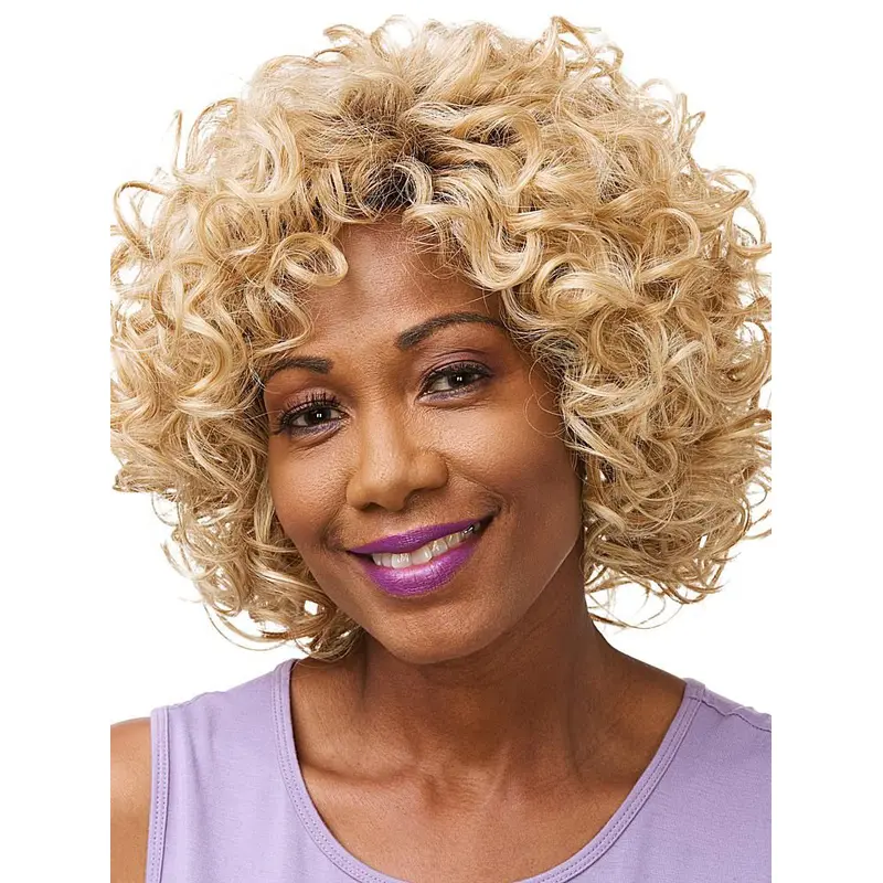 Wigs African American Layered Synthetic Curly Wigs