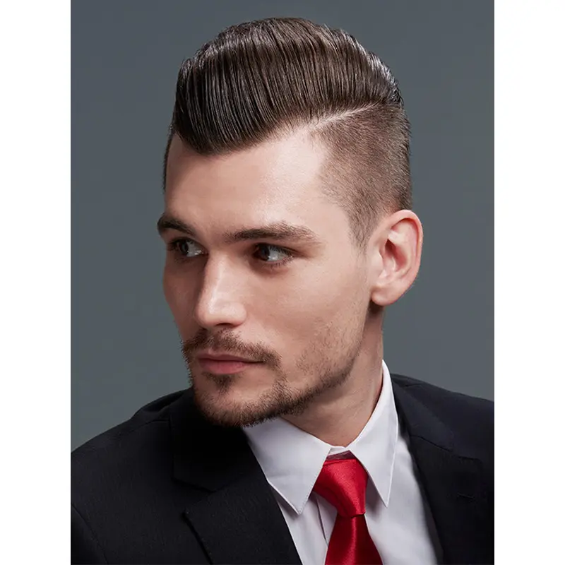Human Hair Wigs For Men Boycuts Straight 4" Cropped Wigs