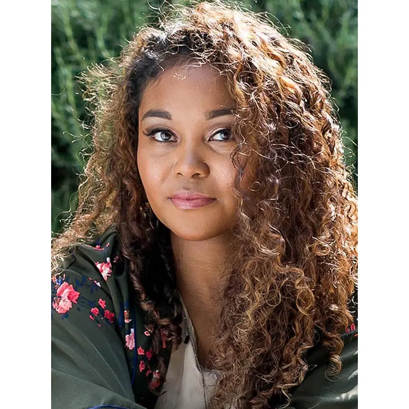 Honey Blonde Wigs For African American With Bangs Monofilament 18" Wigs