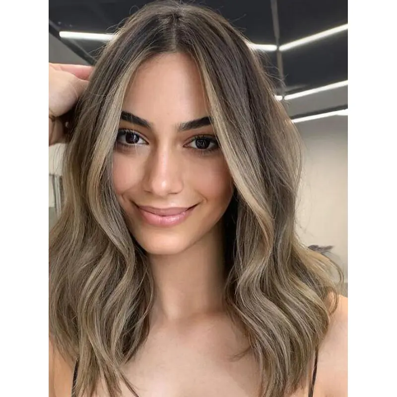 Wigs For Women Fashion Lace Front Wigs Wavy Synthetic Wigs