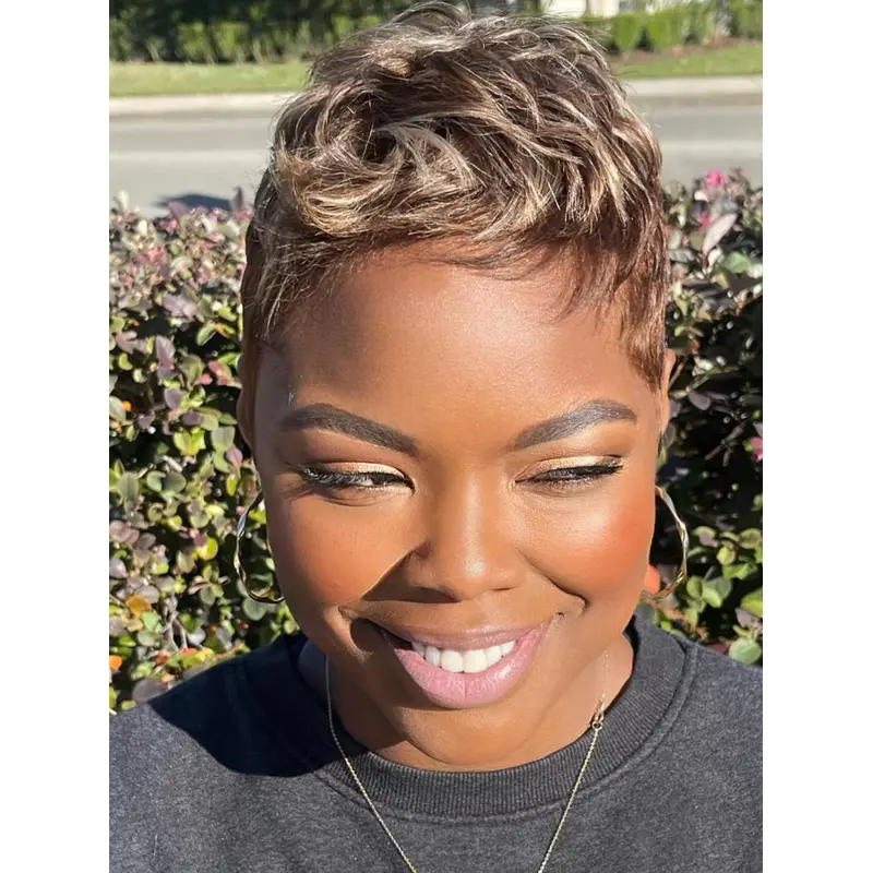 Wigs For African Women 4" Wavy Synthetic Wigs