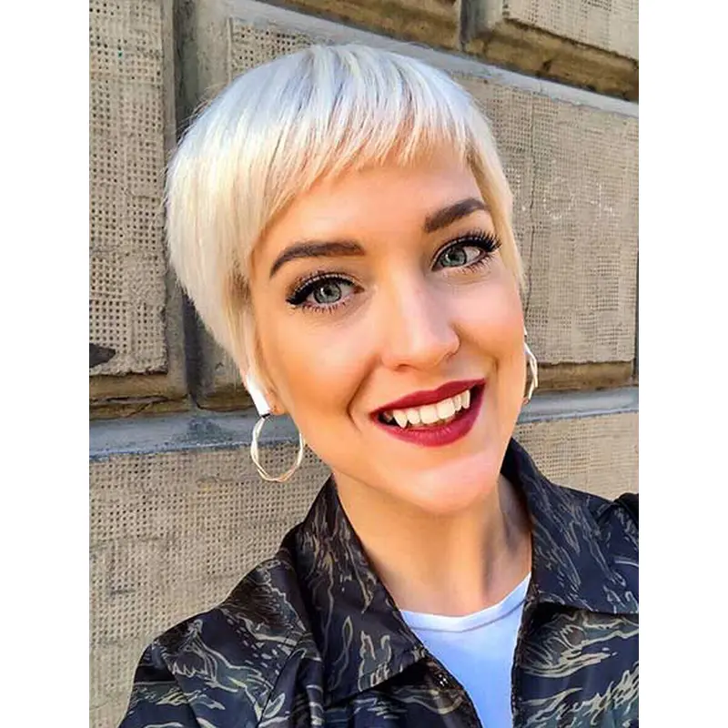 Wigs Short Hair Straight Fabulous Wigs Synthetic Lace Front Wigs