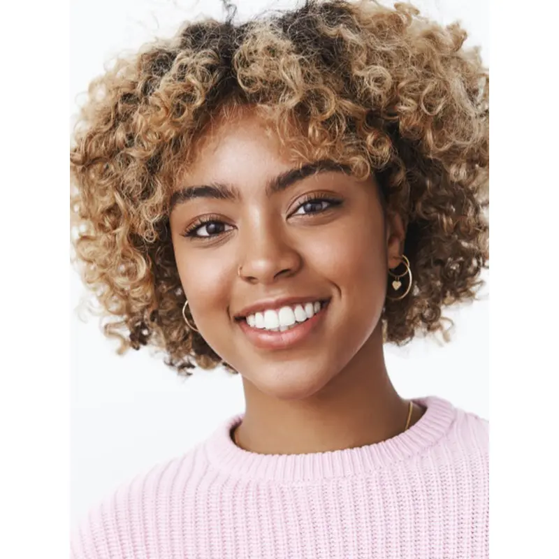 Human Hair Wigs For African Americans Kinky 8" Lace Front Wigs