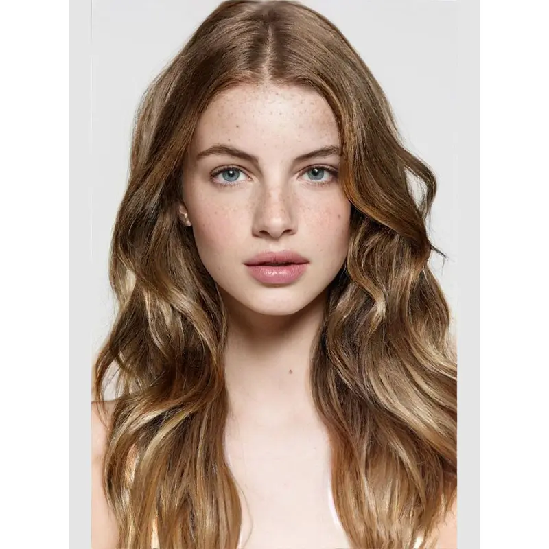16" Remy Human Hair Lace Front Human Hair Long Blonde Wigs