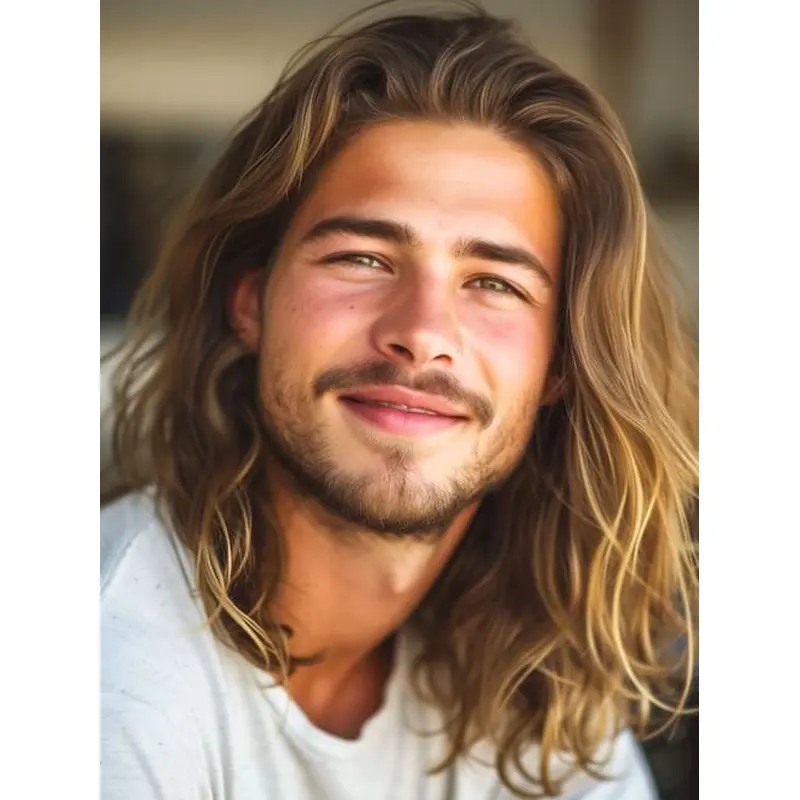 Wig For Men'S Hair 14" Lace Front Remy Human Hair Wigs