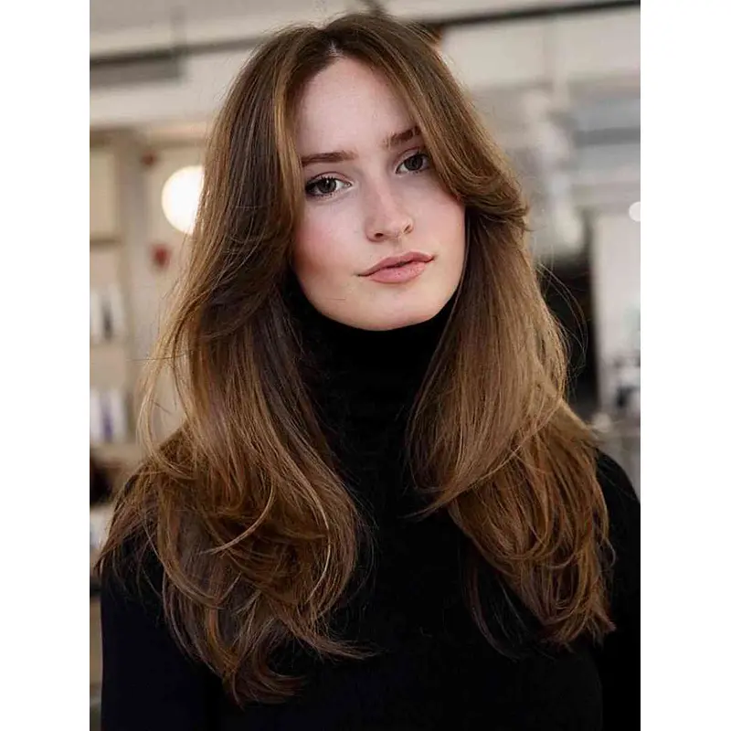 Wigs For Sale Lace Front Layered Wigs Synthetic Long Wigs