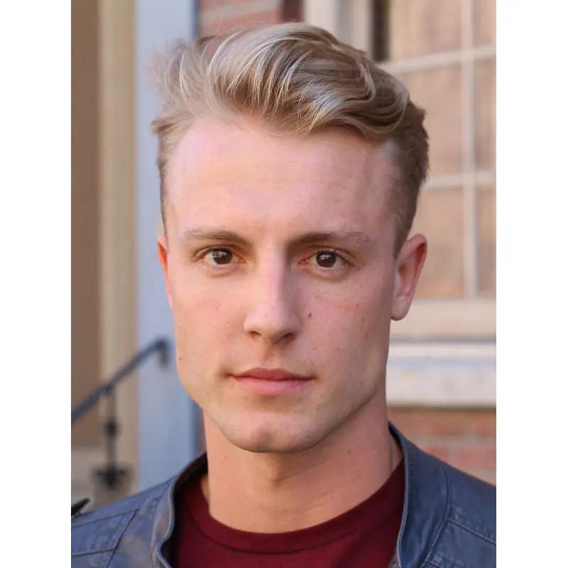 Male Wigs That Look Real Wavy Blonde Remy Human Hair Wigs