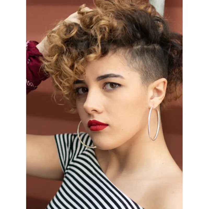 Wigs For African American Women Cropped 4" Curly Synthetic Wigs