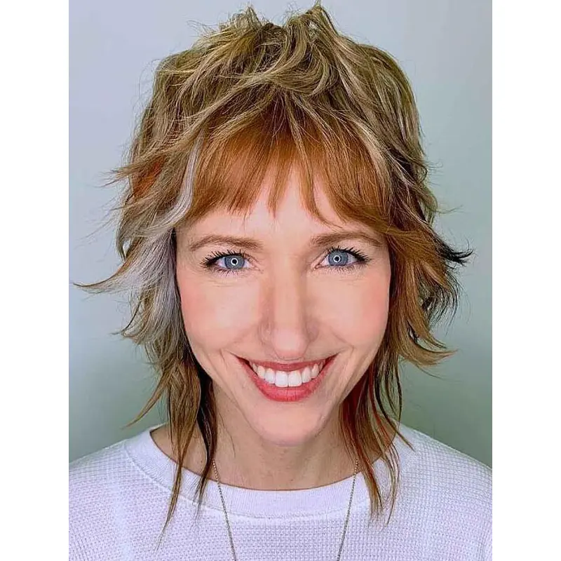 Wigs For Sale Shoulder Length Wavy Lace Wigs Synthetic Layered Blonde Wigs
