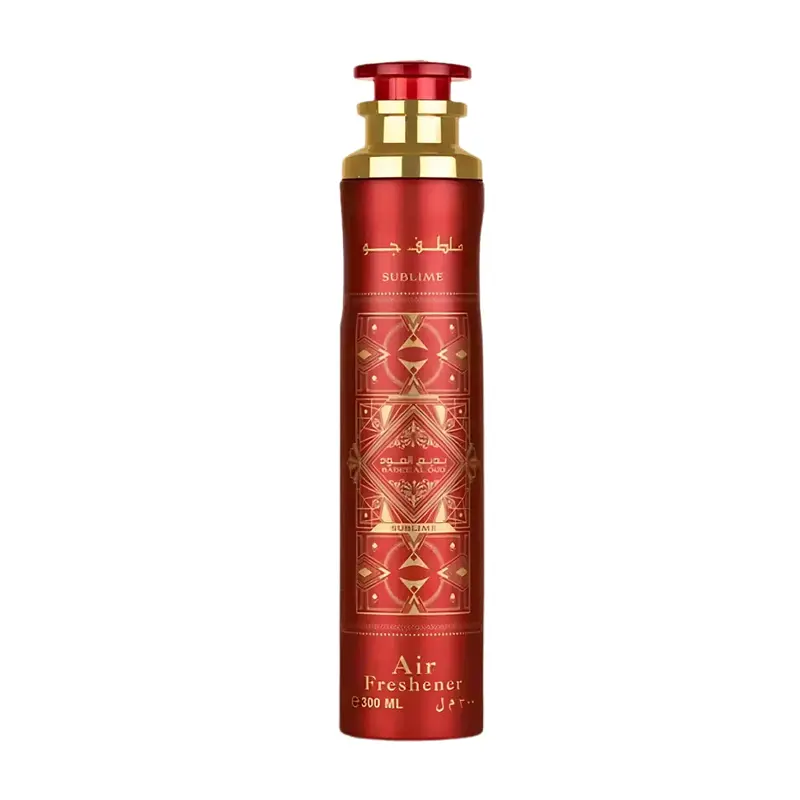 Lattafa Bade'e Al Oud Sublime Air Freshener  300 ml | Warm, Woody & Spicy Home Fragrance Spray