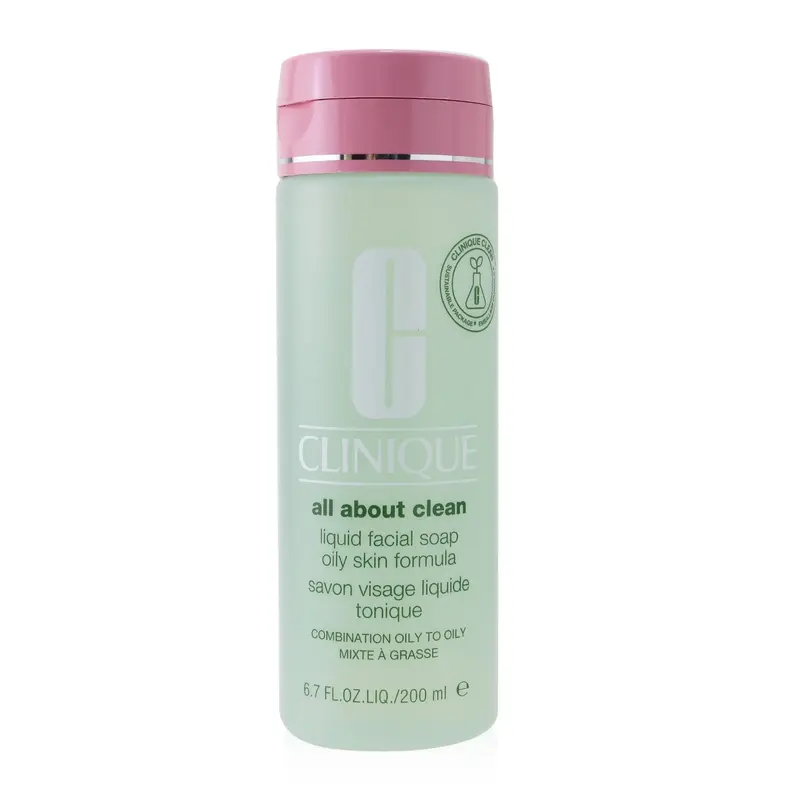 Clinique All About Clean Liquid Facial Soap Oily Skin Formula - Combination Oily to Oily Skin  200ml/6.7oz