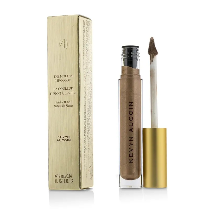 Kevyn Aucoin The Molten Lip Color Molten Metals- # Titanium  4.12ml/0.14oz