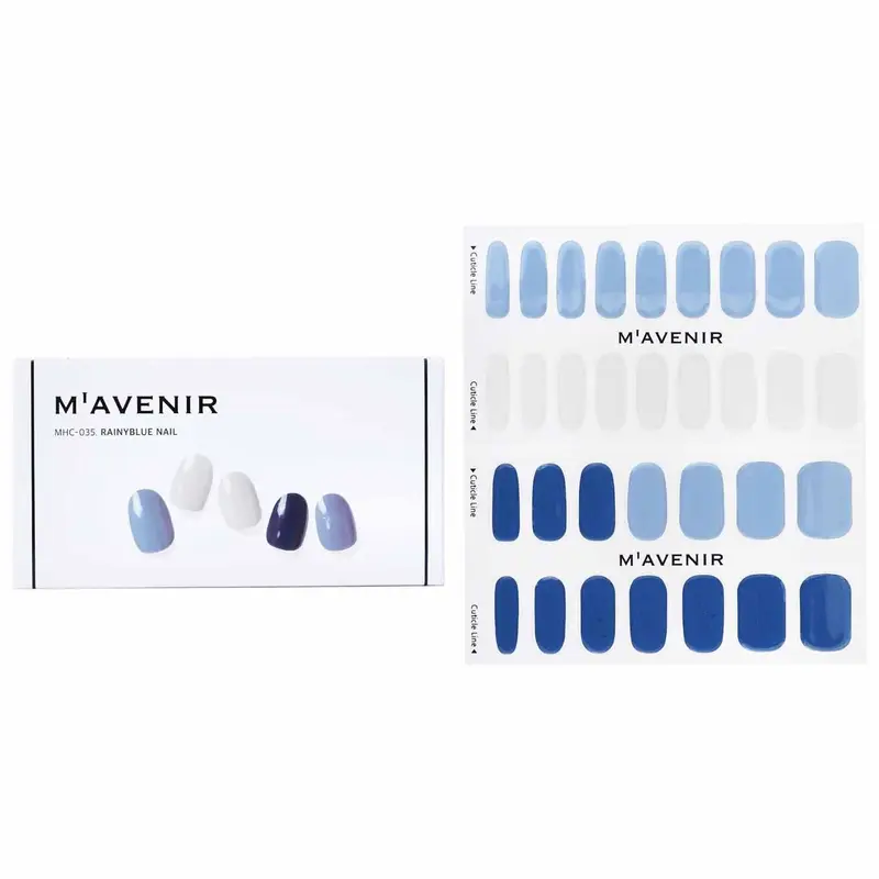 Mavenir Nail Sticker (Blue) - # Rainyblue Nail  32pcs