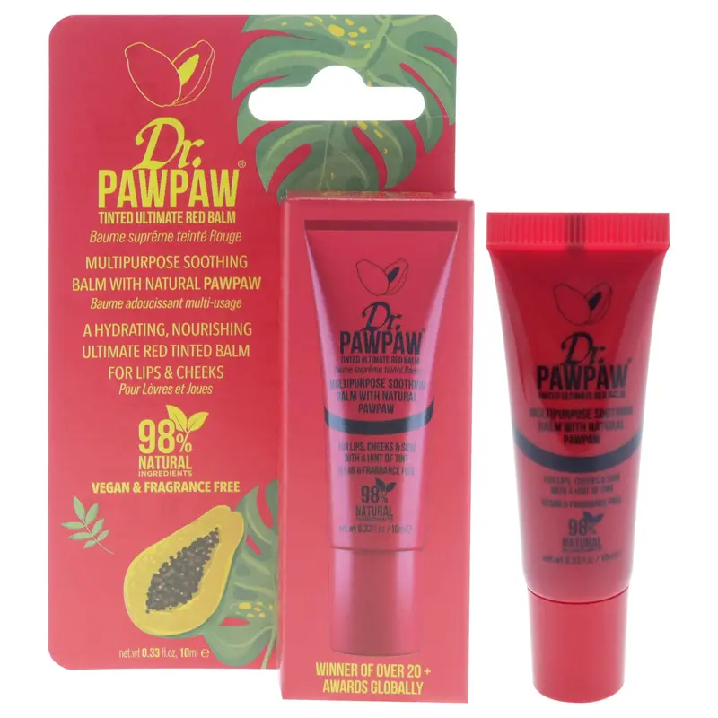 Dr. PawPaw Tinted Balm - Ultimated Red by Dr. PawPaw for Women - 0.34 oz Balm