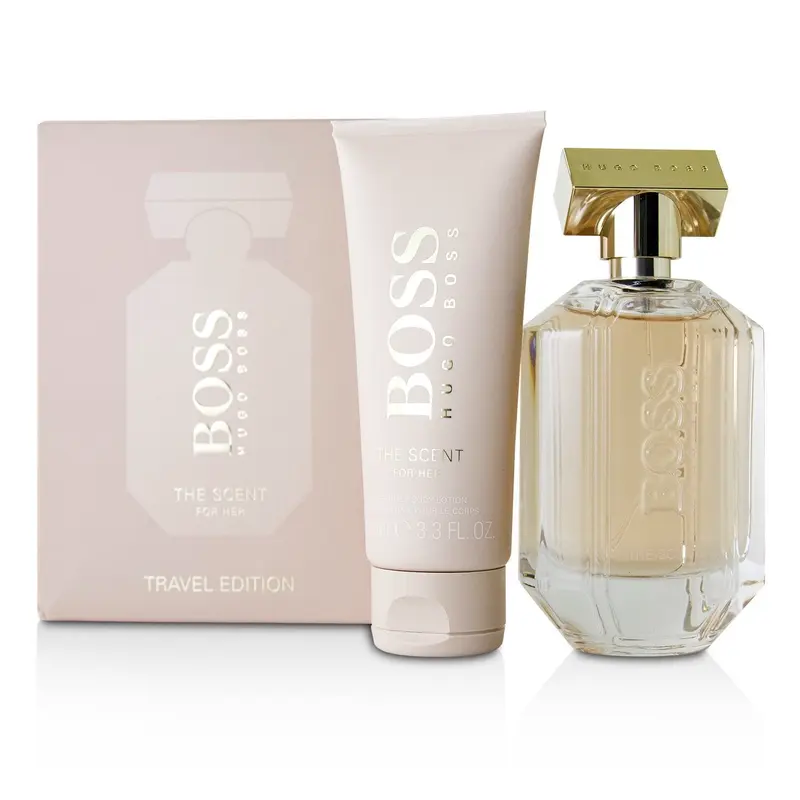 Hugo Boss The Scent For Her Coffret: Eau De Parfum Spray 100ml/3.3oz + Perfumed Body Lotion 100ml/3.3oz  2pcs