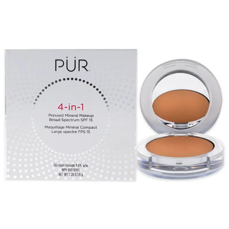 Pur Minerals 4-In-1 Pressed Mineral Makeup Powder SPF 15 - MN5 Golden Medium by Pur Minerals for Women - 0.28 oz Foundation