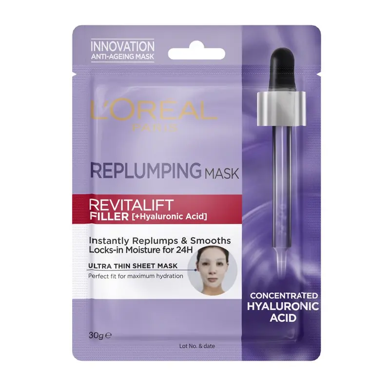 L'Oreal Paris Revitalift Filler Tissue Radiant Mask 30g