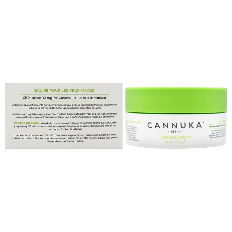 Cannuka Calming Eye Balm by Cannuka for Unisex - 0.5 oz Balm