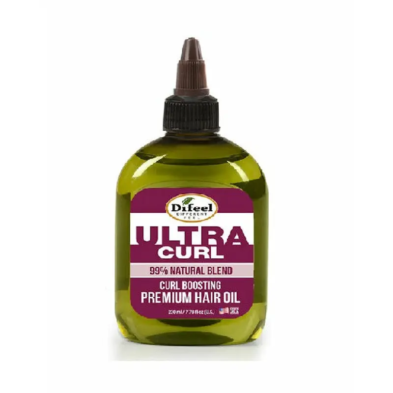 Difeel: 99% Natural Ultra Curl Premium Hair Oil-Curl Boosting Hair Oil 8oz
