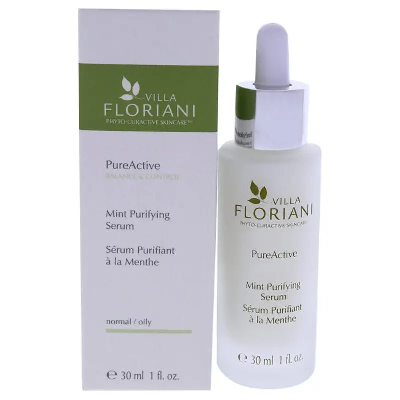 Villa Floriani PureActive Purifying Serum - Mint by Villa Floriani for Unisex - 1 oz Serum