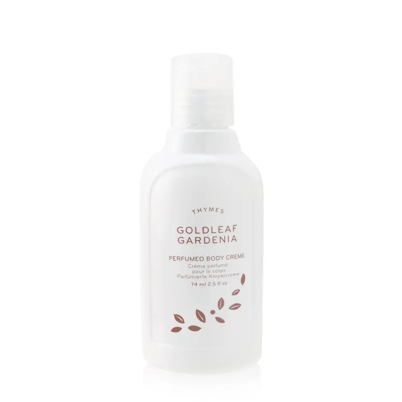Thymes Goldleaf Gardenia Petite Body Cream  74ml/2.5oz