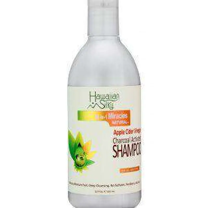Hawaiian Silky 14-In-1 Miracles Natural Apple Cider Vinegar Charcoal Activated Shampoo