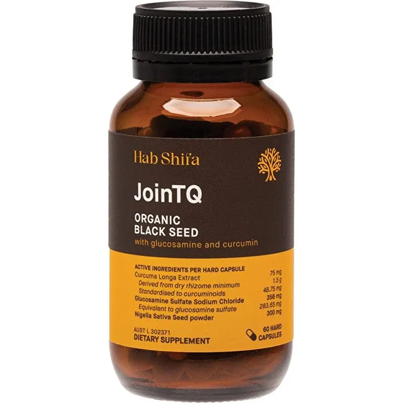 Hab Shifa JoinTQ Organic Black Seed with Glucosamine & Curcumin 60c