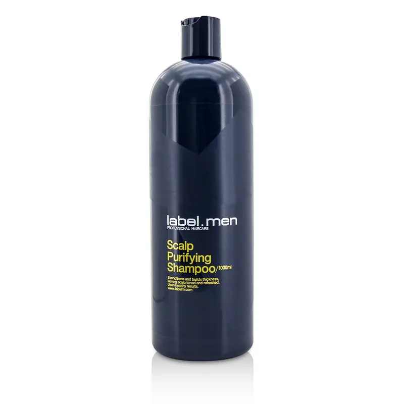 Label.M Men's Scalp Purifying Shampoo (Strengthens and Builds Thickness, Leaving Scalp Toned and Refreshed, Clean Healthy Results)  1000ml/33.8oz