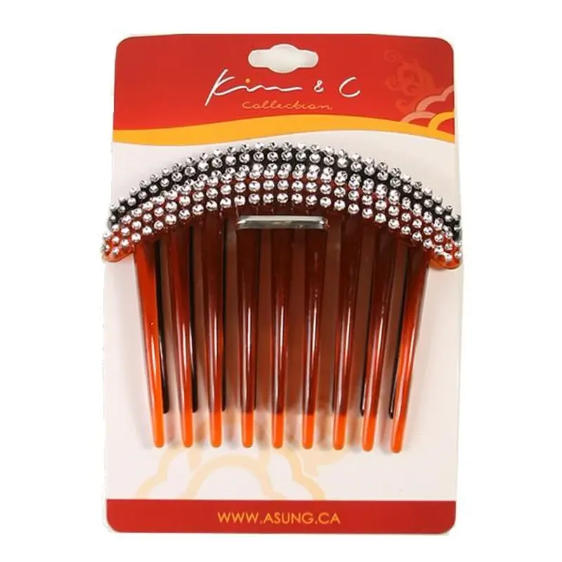2pcs Fashion Stone Hair Comb Clip #1327