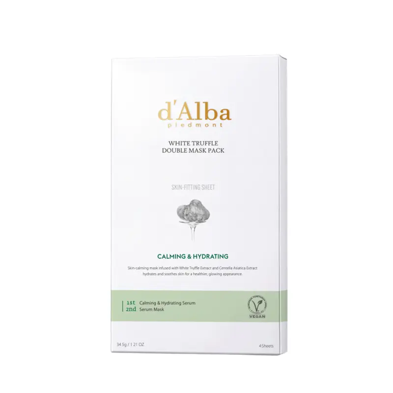 d'Alba White Truffle Double Mask Pack (Calming) 32.5g