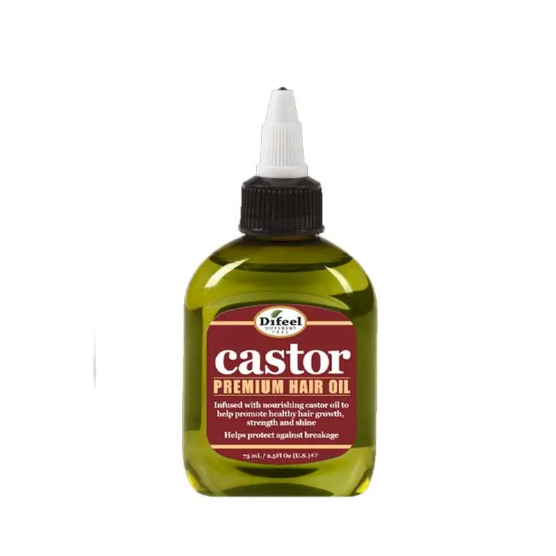 Difeel Premium Natural Castor Oil 2.5 oz