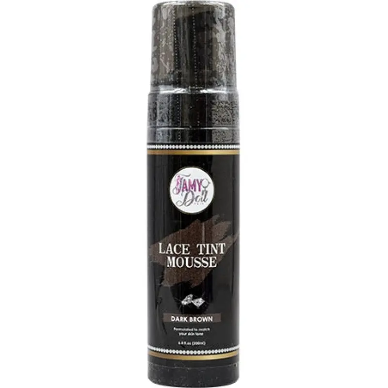 Tamy Doll Hair Lace Tint Mousse - Dark Brown